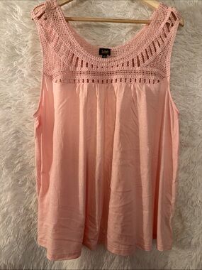 Lee crochet tank size 2X